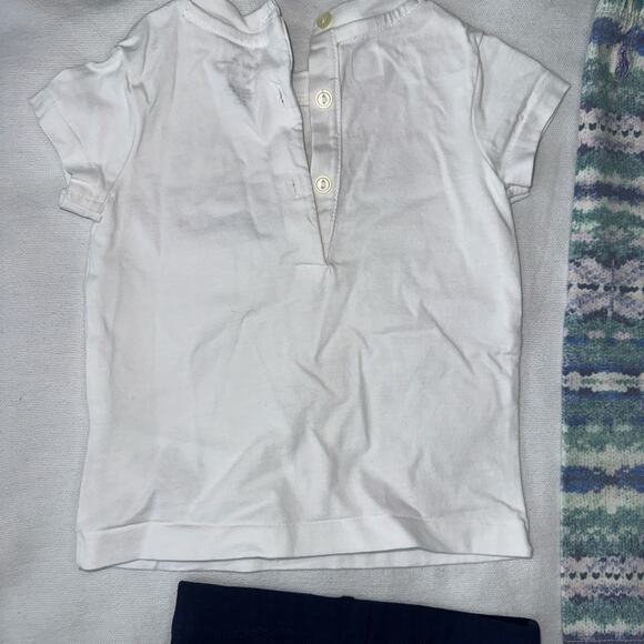 Ralph Lauren Baby Girl Riding Set - Top-6M, Pants-3M, Leggings-9M Runs Small - Picture 6 of 9